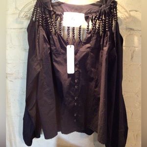 NEW! RArE Self Contrast x Anthropologie Amina top